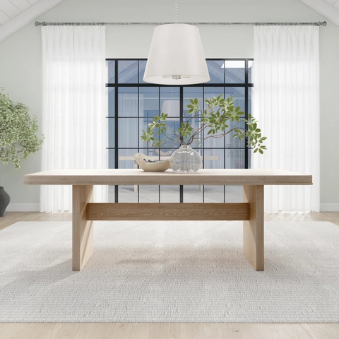 Loon Peak Jeraldy Trestle Dining Table