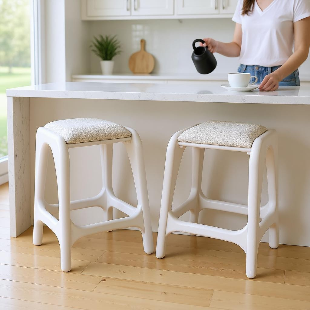Lulu and Georgia Ashford Counter Stool Washed Ash