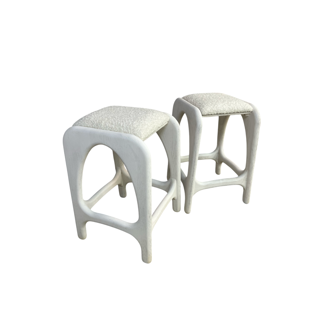 Lulu and Georgia Ashford Counter Stool Washed Ash