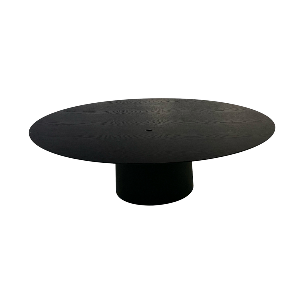 Lulu and Georgia Beth Oval Dining Table in Black