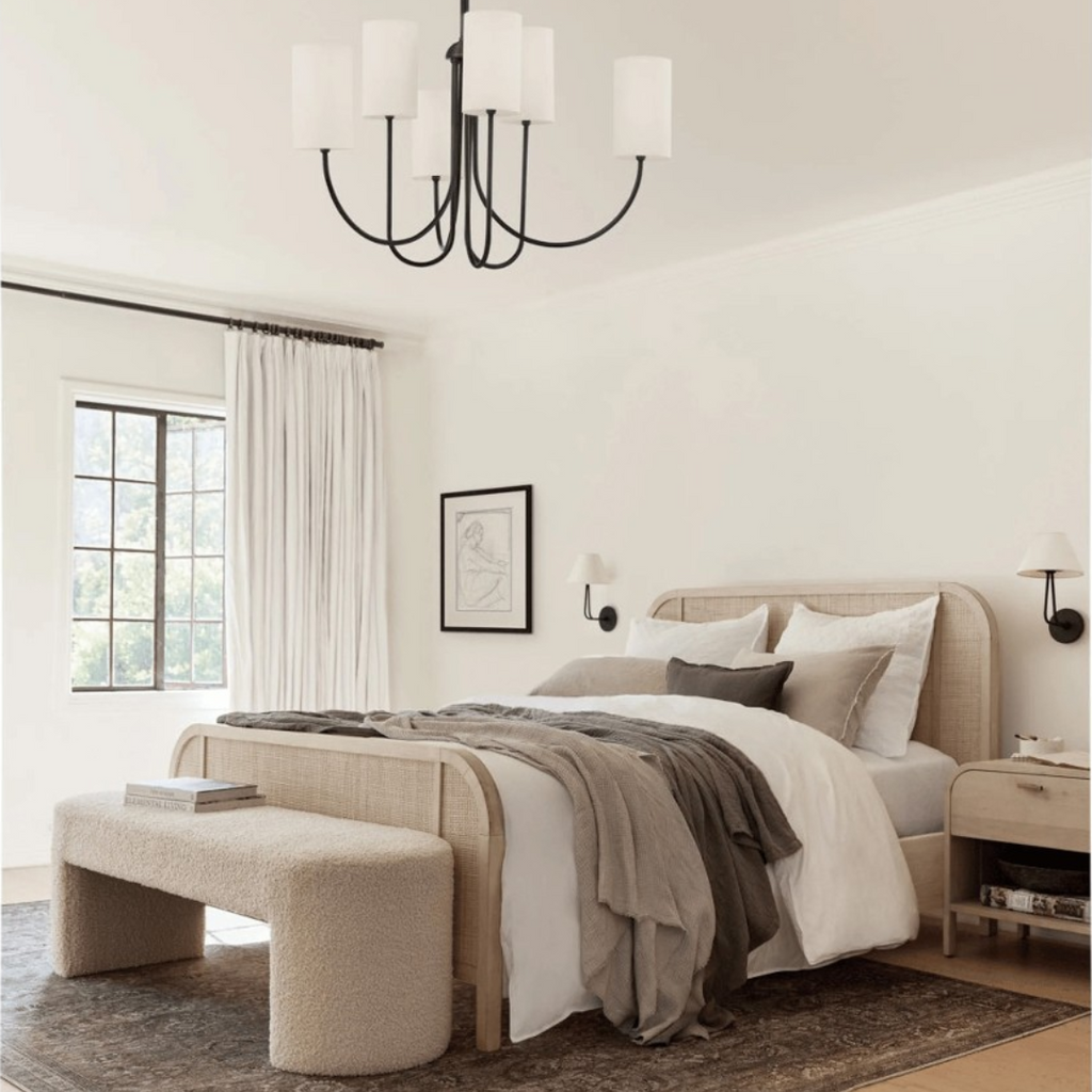 Lulu and Georgia Brooke Platform Queen Bed, 64" × 86" × 47" — image 1 of 4