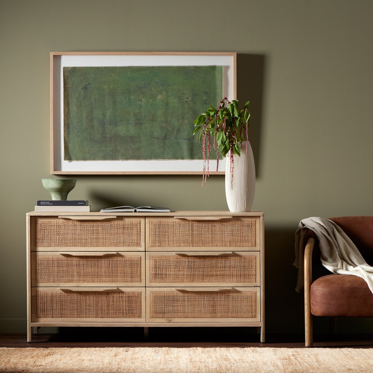 Lulu and Georgia Hannah 6-Drawer Dresser, 58" × 18" × 33" — image 1 of 4