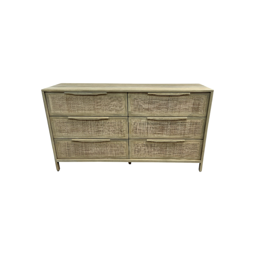 Lulu and Georgia Hannah 6-Drawer Dresser, 58" × 18" × 33" — image 4 of 4