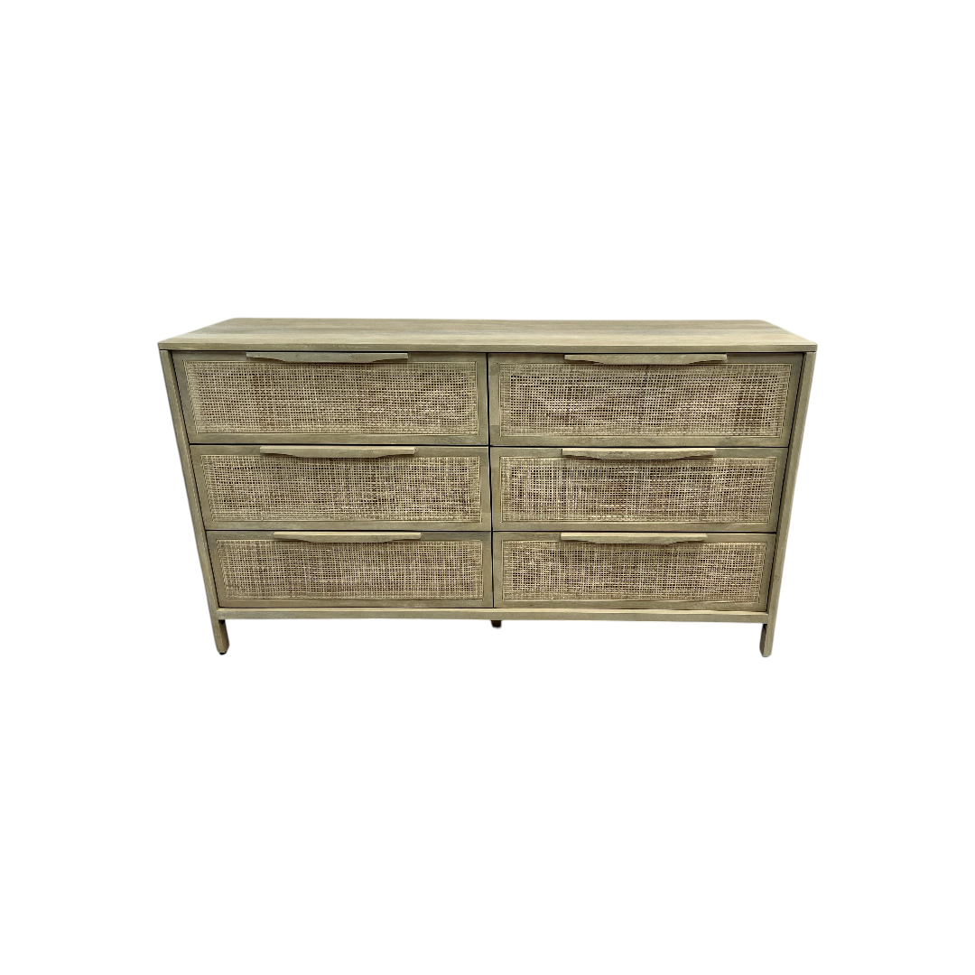 Lulu and Georgia Hannah 6-Drawer Dresser, 58" × 18" × 33" — image 4 of 4