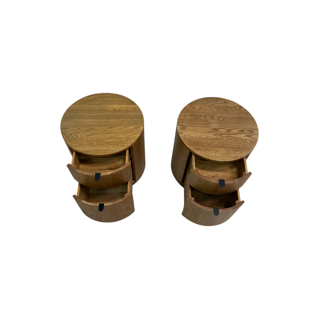 Lulu and Georgia Kono 2-Drawer Nightstand Set of 2