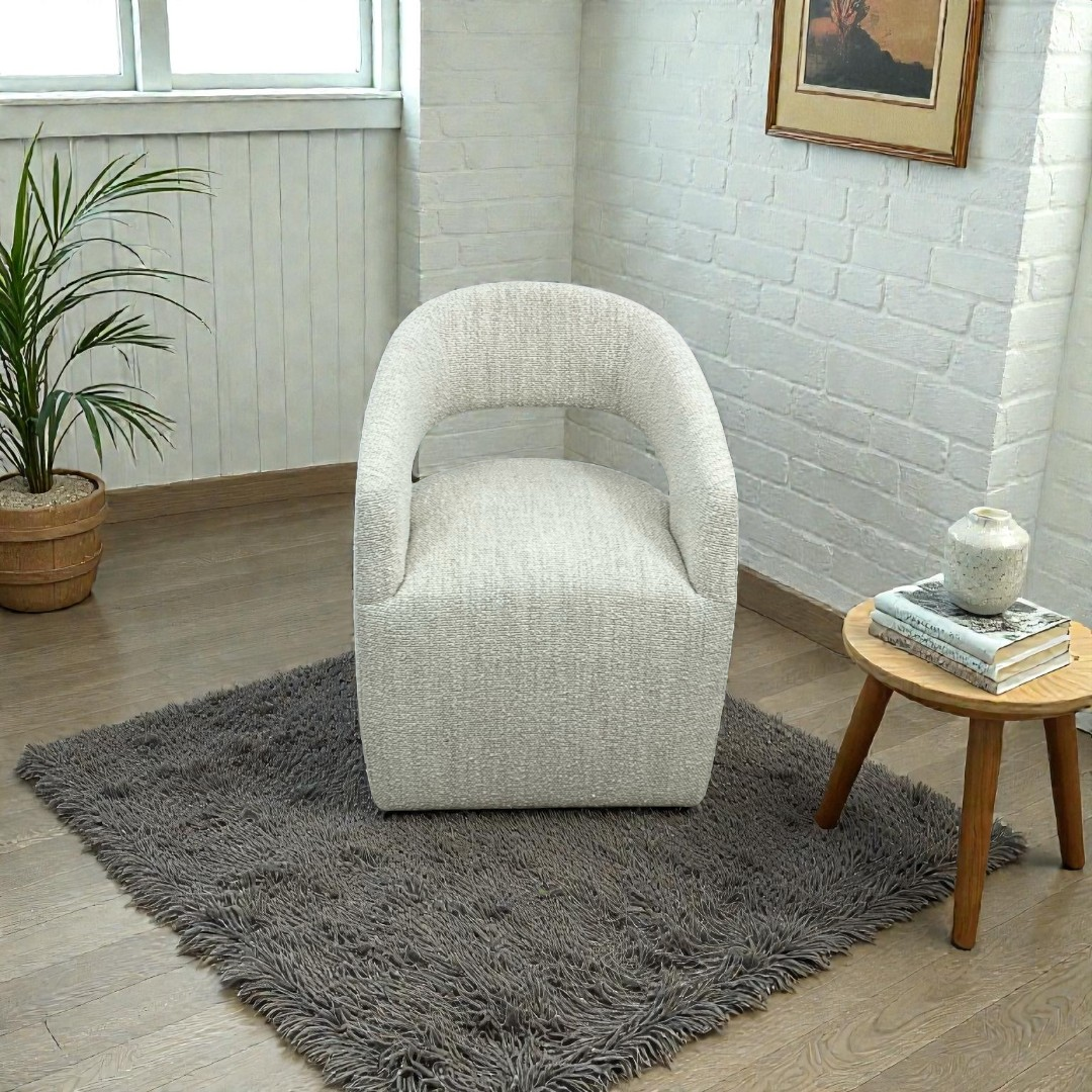 Lulu and Georgia Lorenzo Dining Chair, 24" × 16" × 31" — image 1 of 4