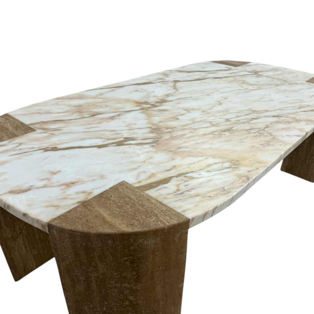 Lulu and Georgia Mahoe Oval Coffee Table