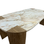 Lulu and Georgia Mahoe Oval Coffee Table