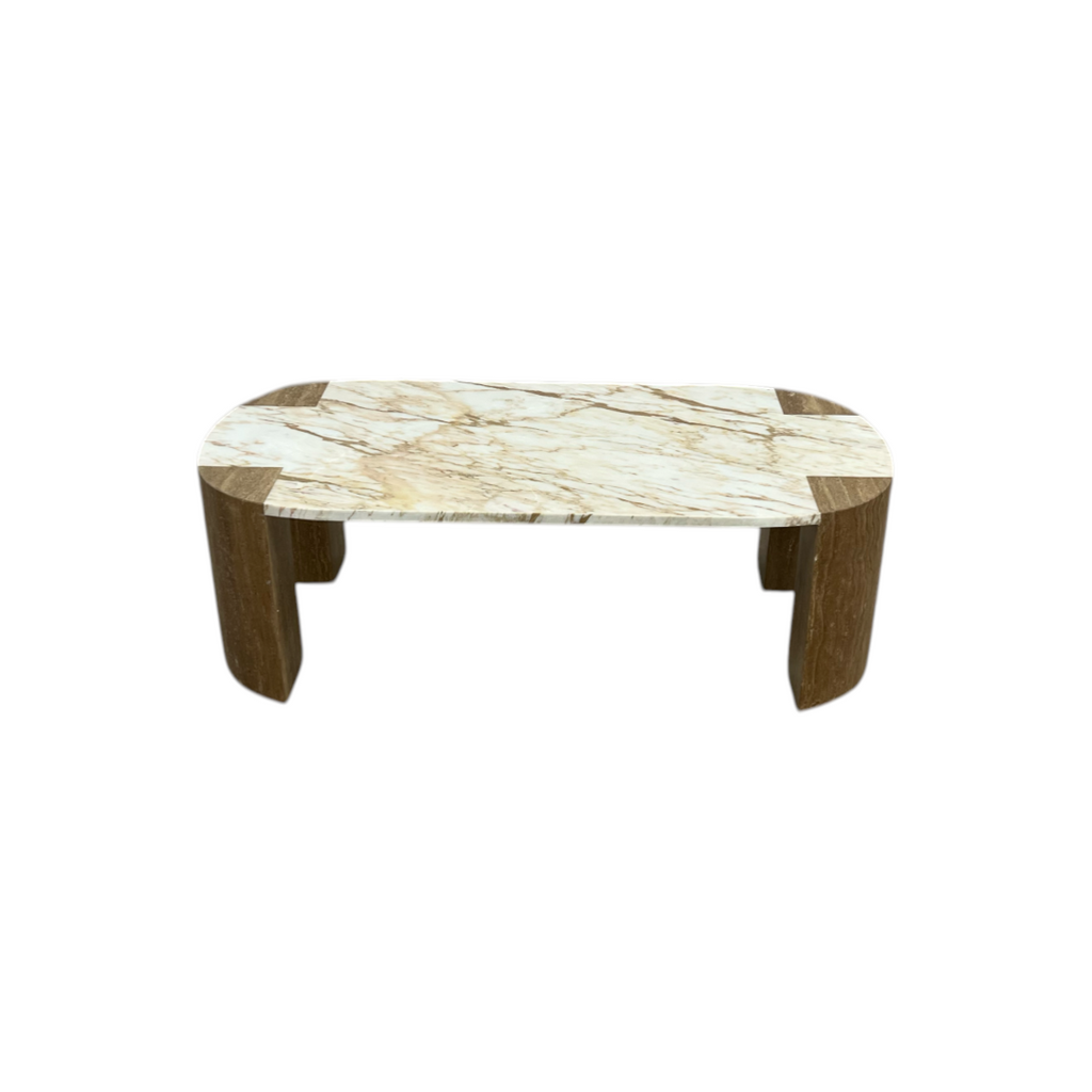 Lulu and Georgia Mahoe Oval Coffee Table