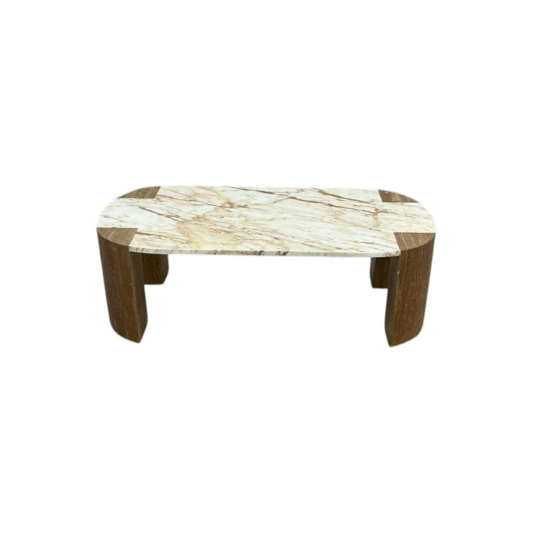 Lulu and Georgia Mahoe Oval Coffee Table