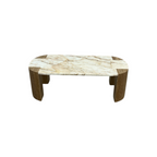 Lulu and Georgia Mahoe Oval Coffee Table