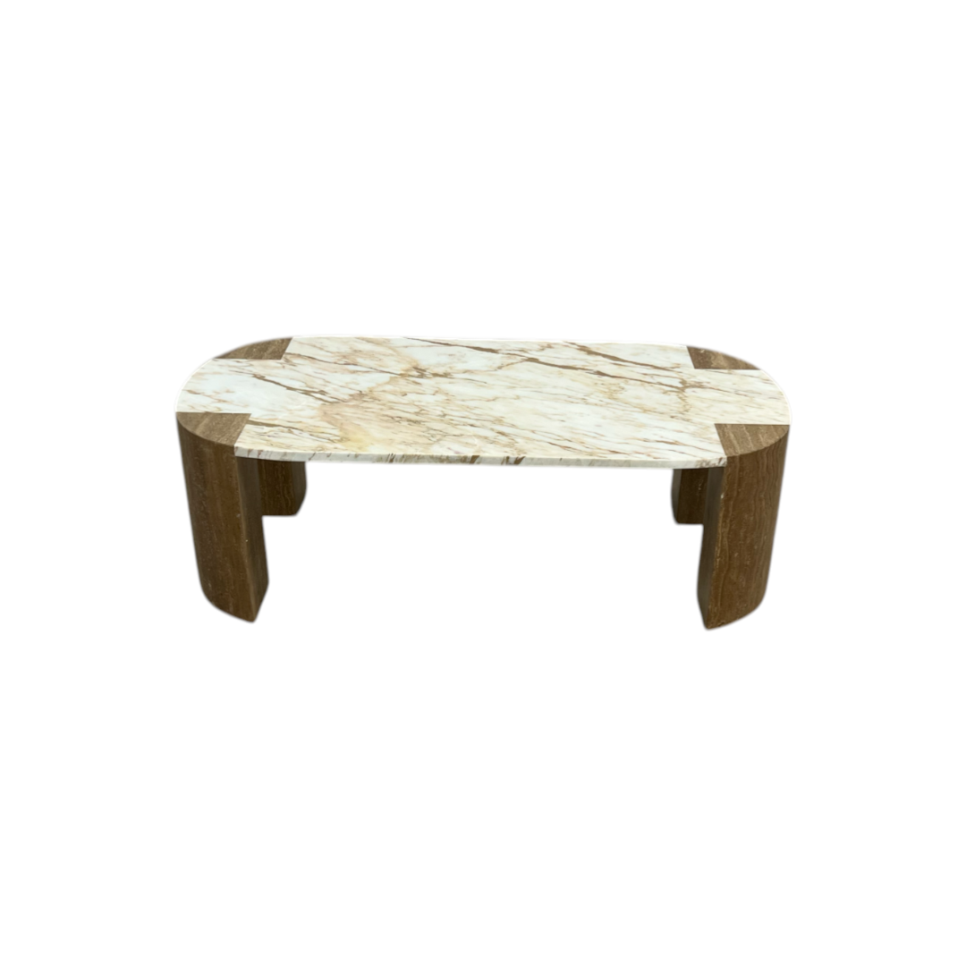 Lulu and Georgia Mahoe Oval Coffee Table