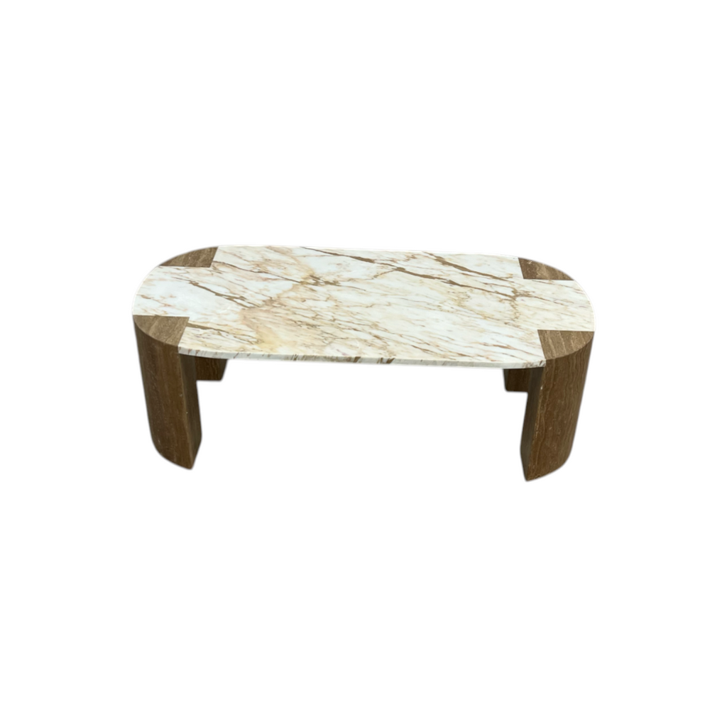 Lulu and Georgia Mahoe Oval Coffee Table