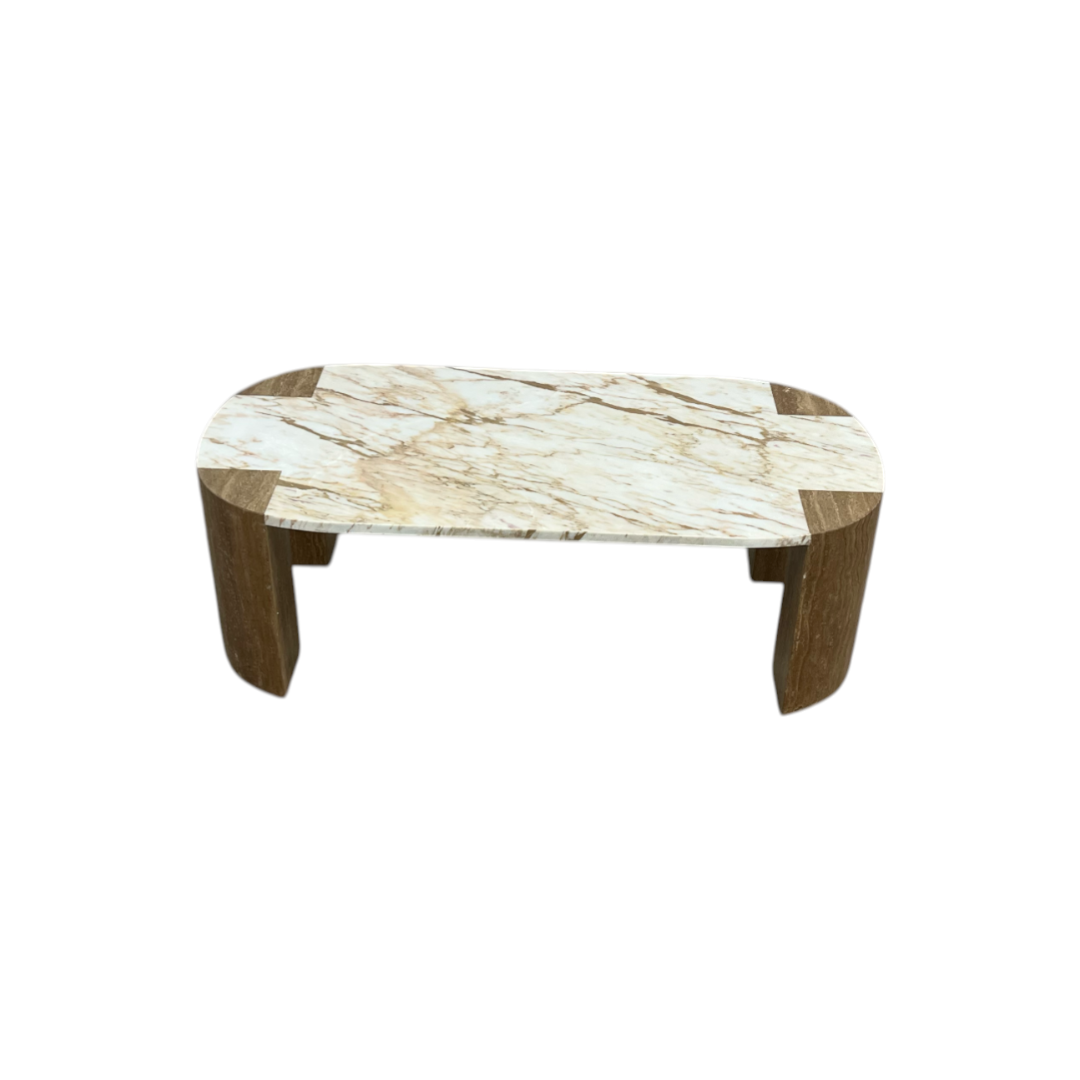 Lulu and Georgia Mahoe Oval Coffee Table