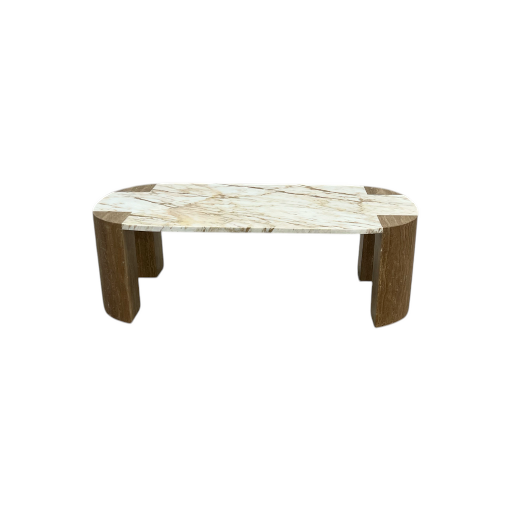 Lulu and Georgia Mahoe Oval Coffee Table