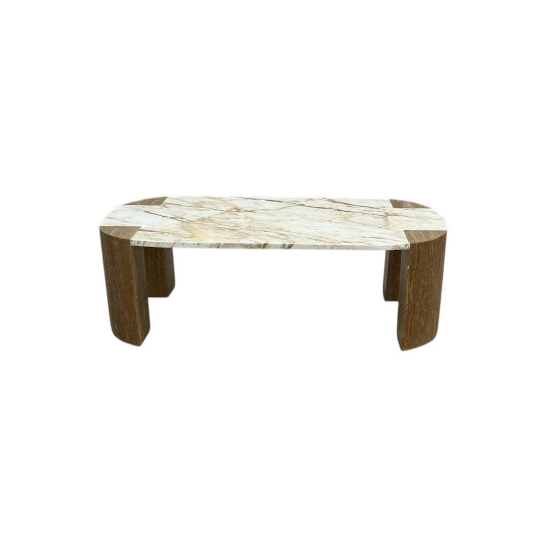 Lulu and Georgia Mahoe Oval Coffee Table