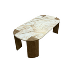 Lulu and Georgia Mahoe Oval Coffee Table