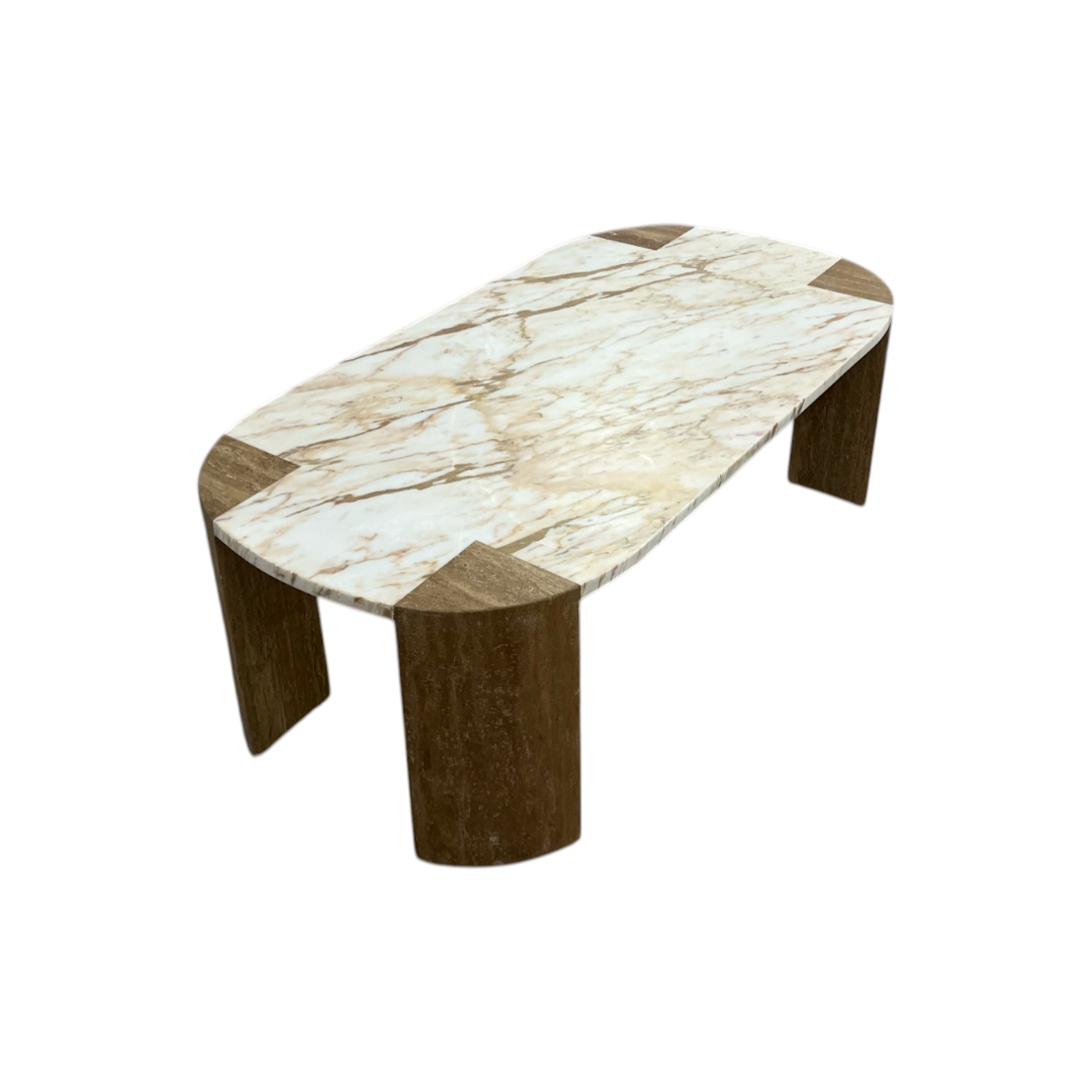 Lulu and Georgia Mahoe Oval Coffee Table