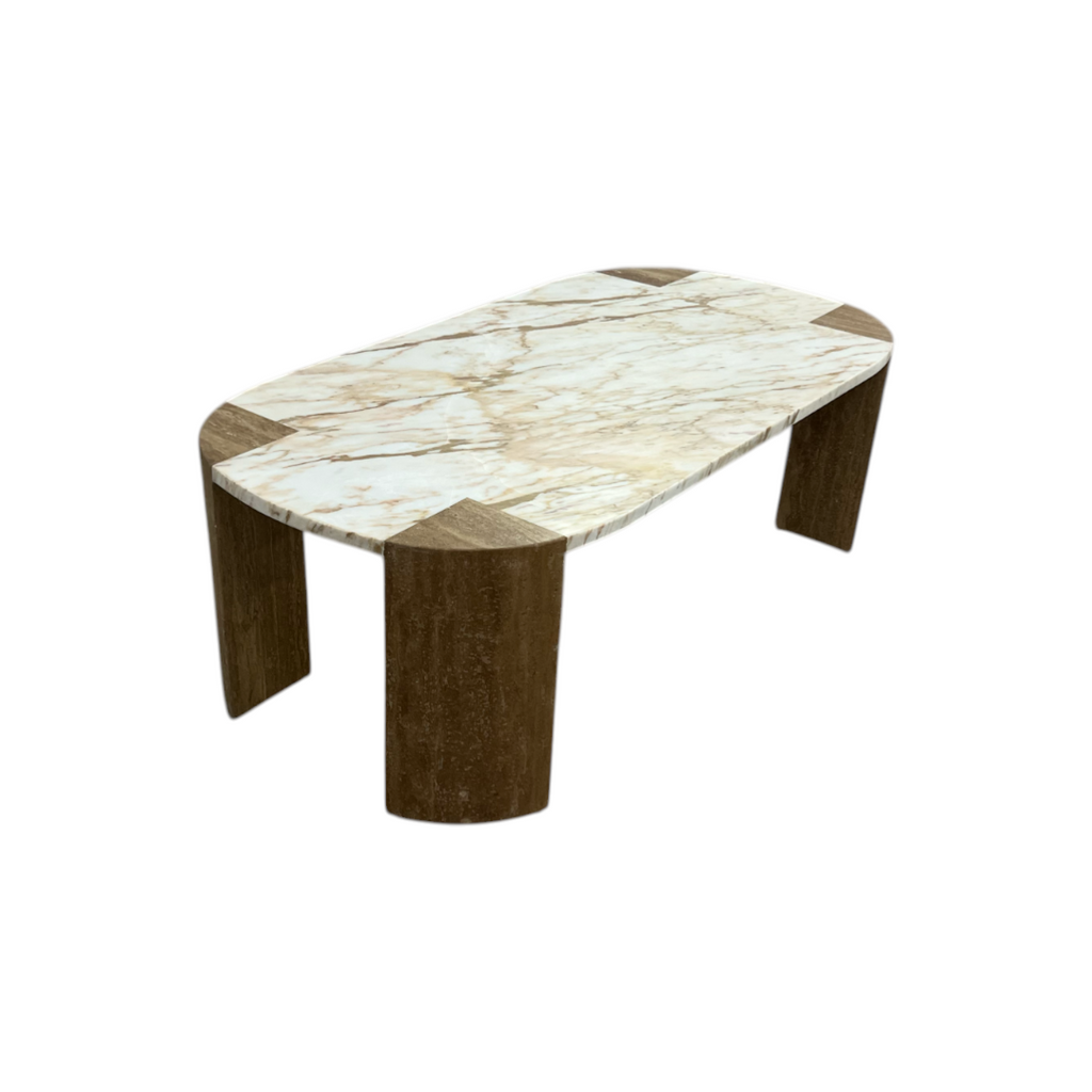 Lulu and Georgia Mahoe Oval Coffee Table