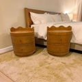 Lulu and Georgia Ripple Nightstand Set of 2