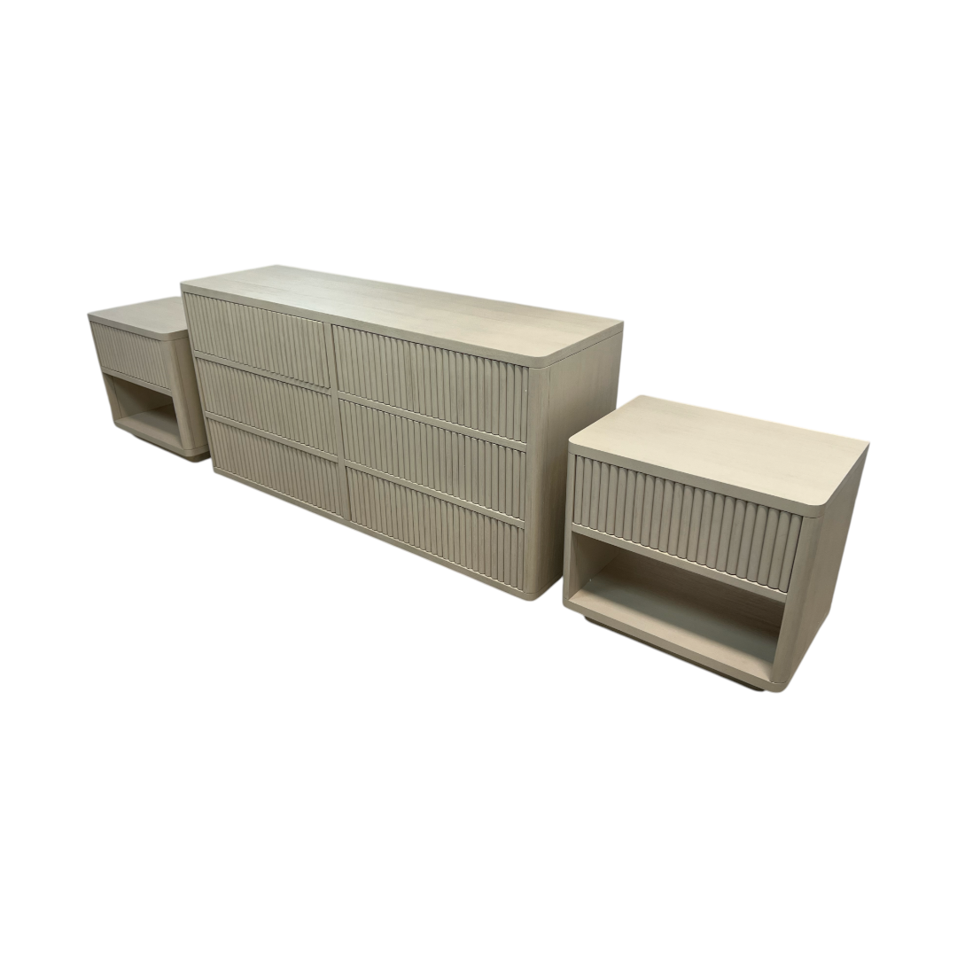 Lulu and Georgia Rutherford 6 Drawer Dresser and Nightstand Set