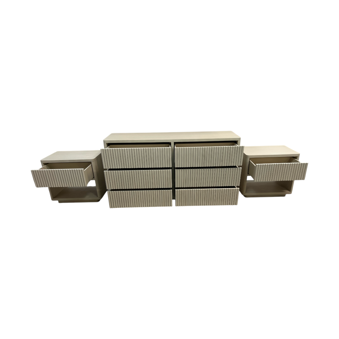 Lulu and Georgia Rutherford 6 Drawer Dresser and Nightstand Set