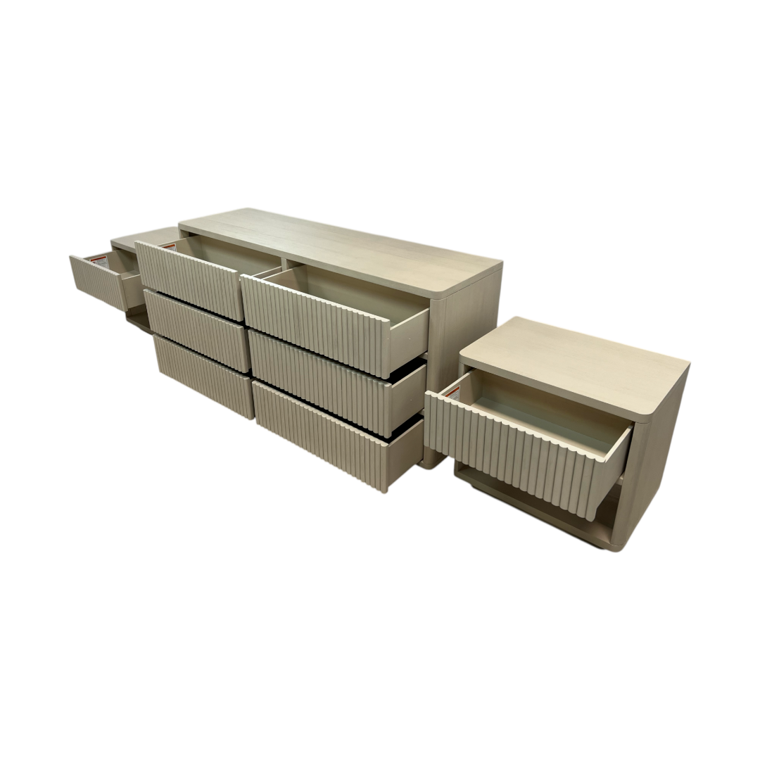 Lulu and Georgia Rutherford 6 Drawer Dresser and Nightstand Set