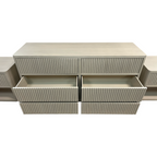 Lulu and Georgia Rutherford 6 Drawer Dresser and Nightstand Set