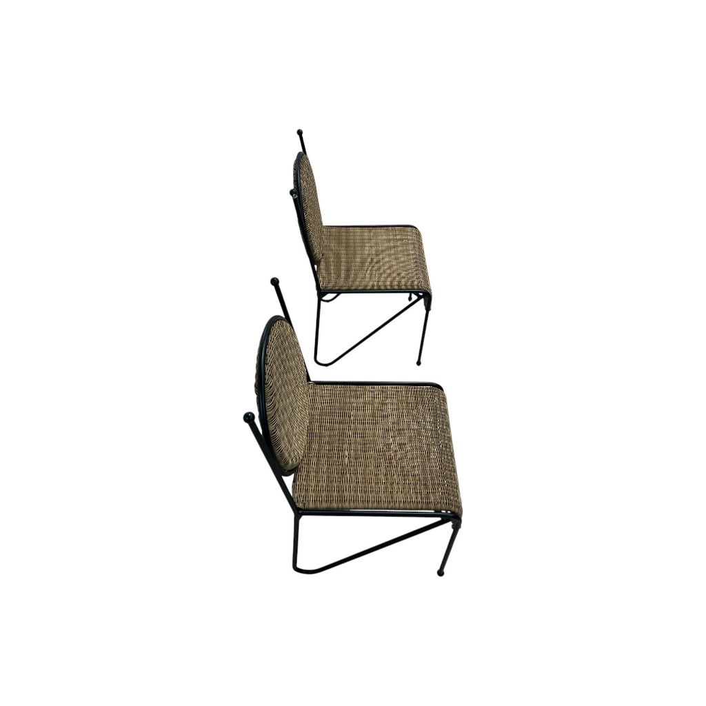 Lulu and Georgia Ziggy Outdoor Dining Chair Set of 2