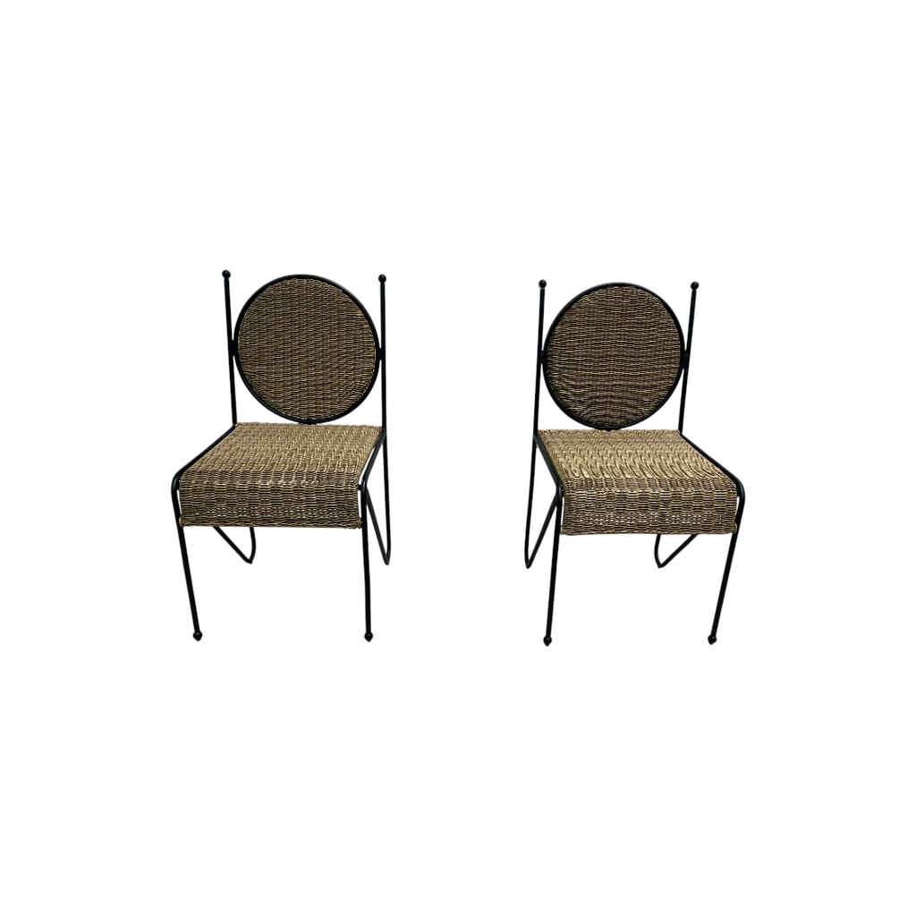 Lulu and Georgia Ziggy Outdoor Dining Chair Set of 2