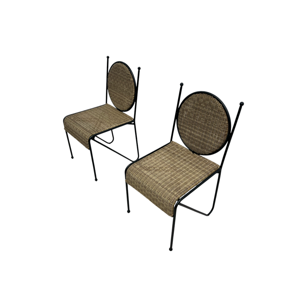 Lulu and Georgia Ziggy Outdoor Dining Chair Set of 2