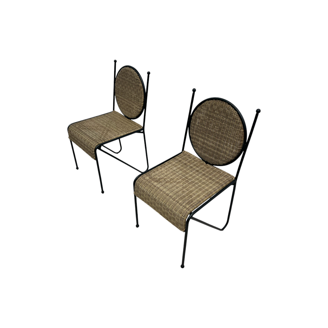 Lulu and Georgia Ziggy Outdoor Dining Chair Set of 2