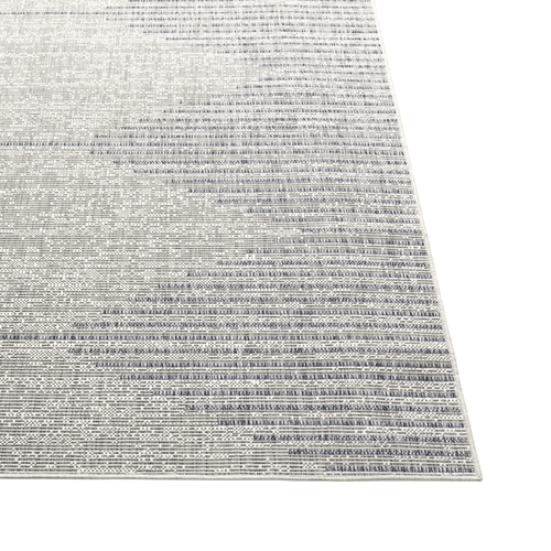 The Twillery Co. Mendota Geometric Light Grey Indoor/Outdoor Area Rug, image 3