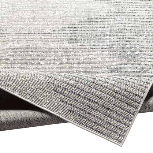 The Twillery Co. Mendota Geometric Light Grey Indoor/Outdoor Area Rug, image 5