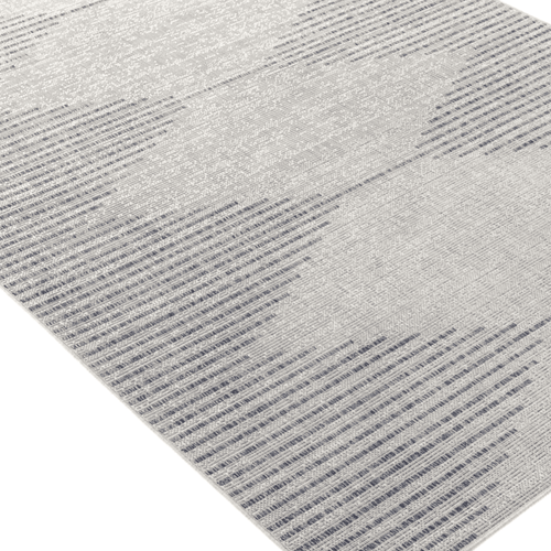The Twillery Co. Mendota Geometric Light Grey Indoor/Outdoor Area Rug, image 4