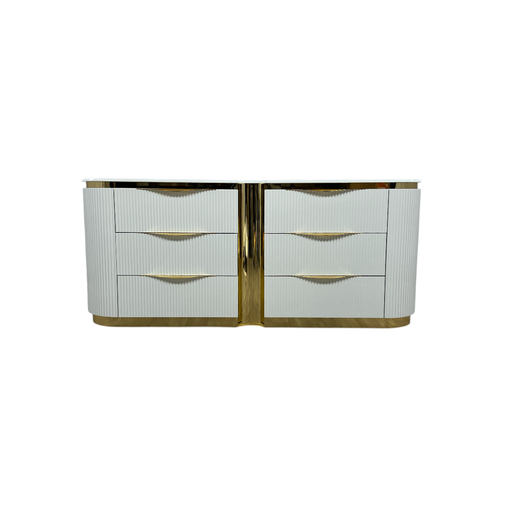 Mercer41 Eward 6-Drawer Dresser, 71.5" × 17.5" × 31" — image 2 of 4