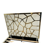 Mercer41 Upholstered Metal Platform Queen Bed