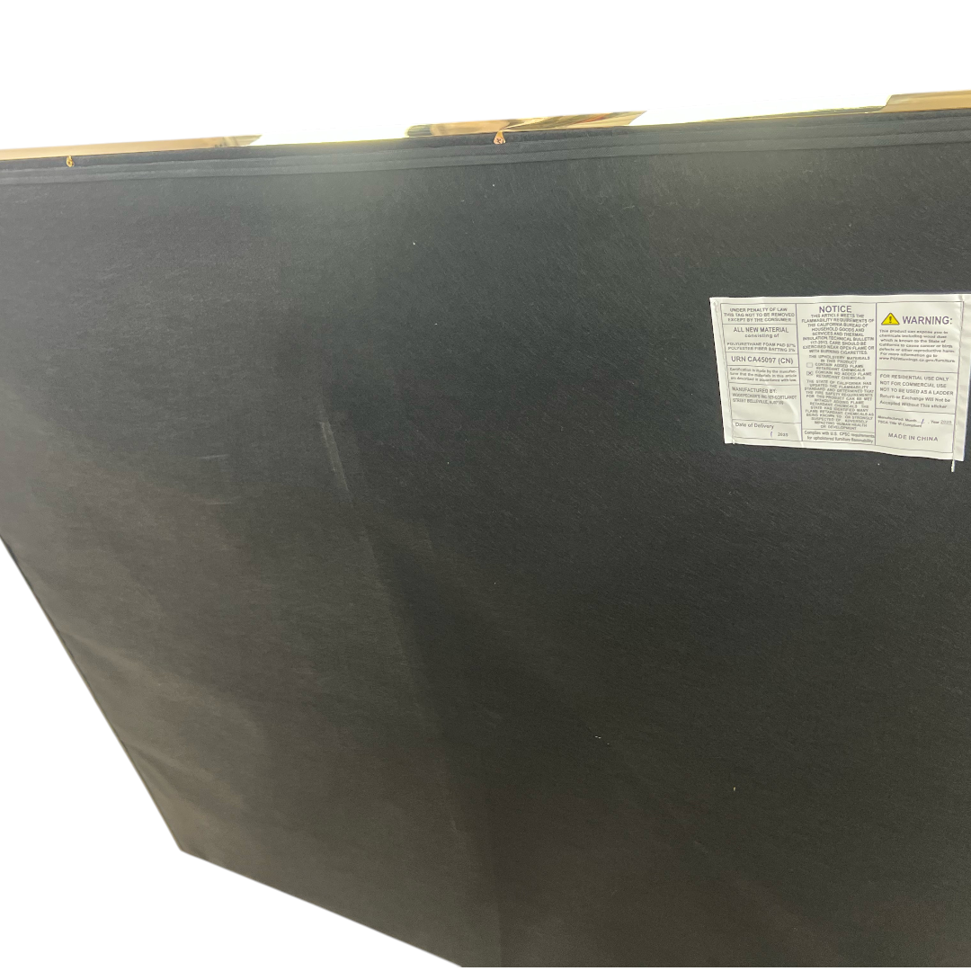 Mercer41 Upholstered Metal Platform Queen Bed