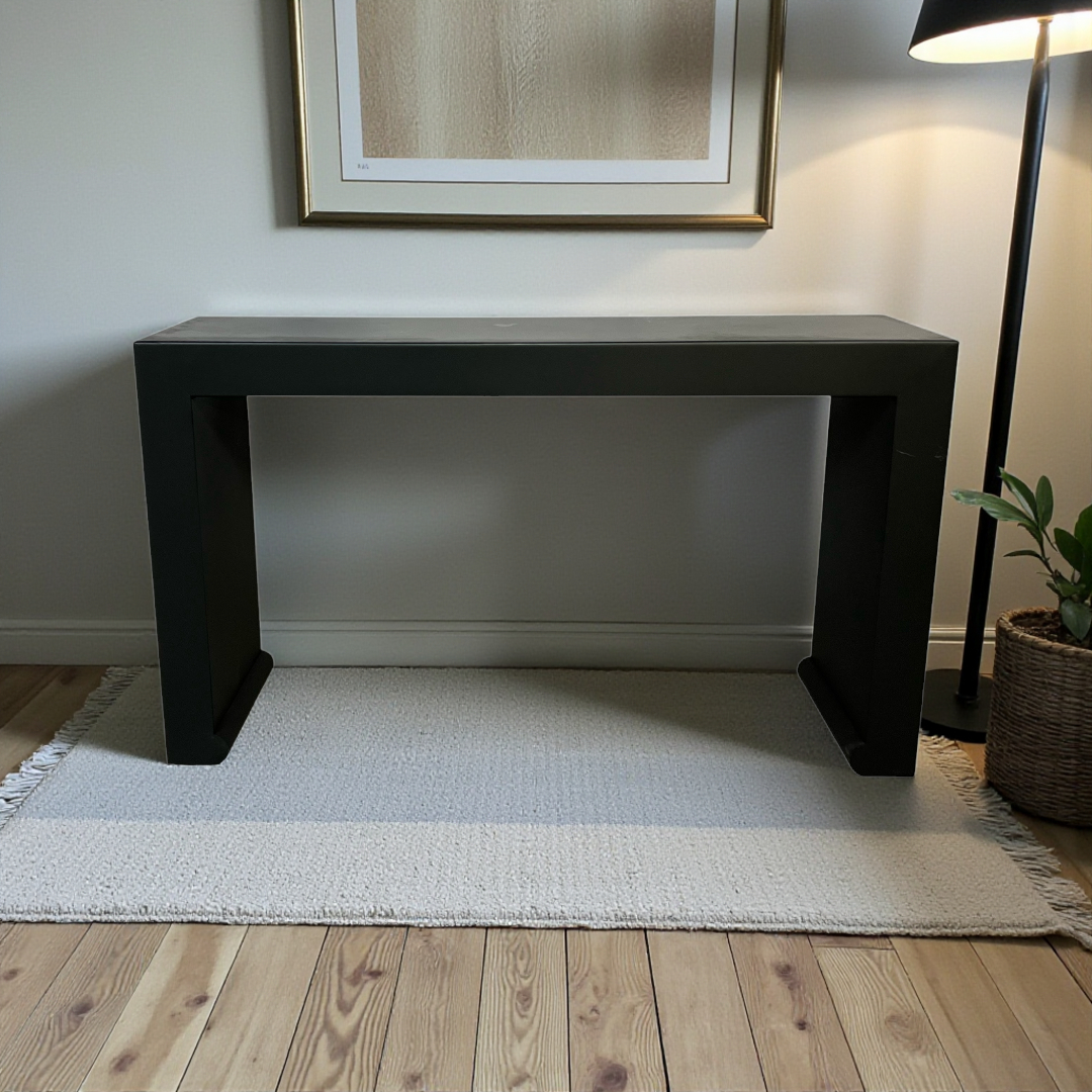 Mesa consola de entrada de metal