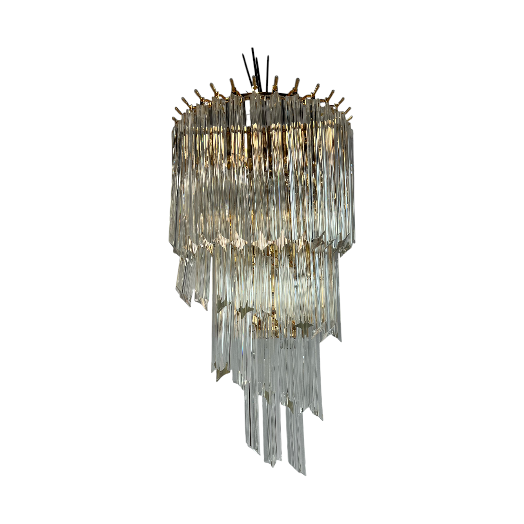 Michael Amini Spiral Flush Mounted Sconce, 8.75" × 7" × 23.5" — image 2 of 4
