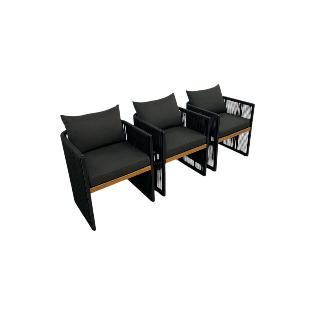 Modloft Clifton Outdoor Dining Chair Set of 6