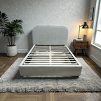 Modway Belle Platform Queen Upholstered Bed, 87" × 65" × 47" — image 1 of 4
