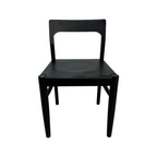 Moe's Home Owing Oak Wood Black Side Dining Chair Set of 6