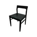 Moe's Home Owing Oak Wood Black Side Dining Chair Set of 6