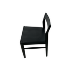 Moe's Home Owing Oak Wood Black Side Dining Chair Set of 6