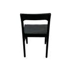 Moe's Home Owing Oak Wood Black Side Dining Chair Set of 6