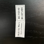 Moe's Home Owing Oak Wood Black Side Dining Chair Set of 6