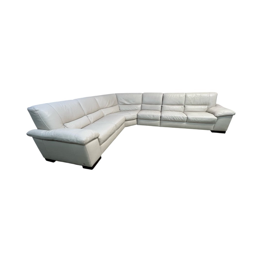 Natuzzi Italsofa Leather Two Piece Sectional