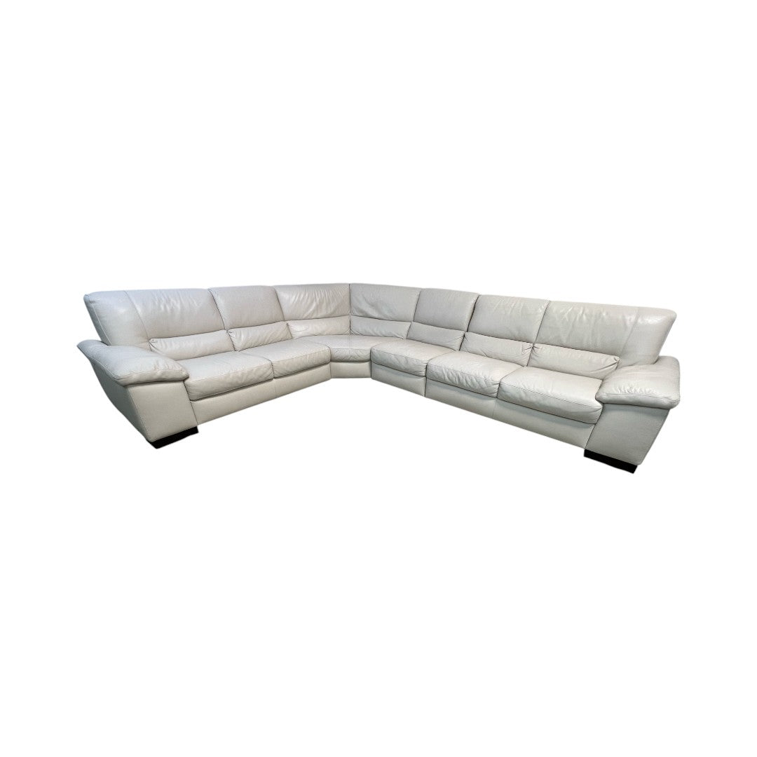 Natuzzi Italsofa Leather Two Piece Sectional