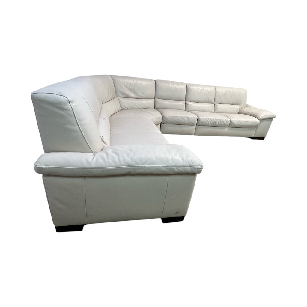 Natuzzi Italsofa Leather Two Piece Sectional